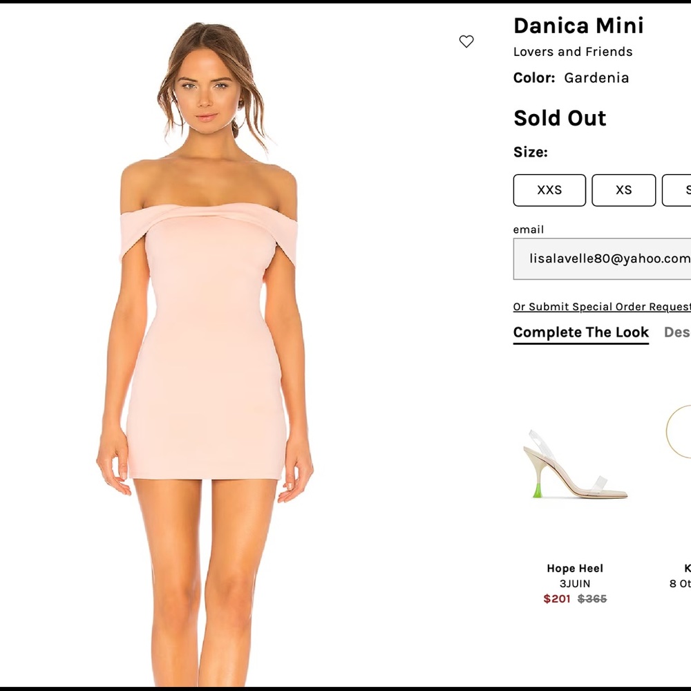 Lovers and Friends Danica Mini in Gardenia size XS